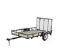 Carry-On Trailer 5-ft x 8-ft Treated Lumber Utility Trailer with Ramp Gate