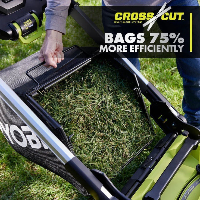 RYOBI 40v Hp brushless 21″ self-propelled AWD dual-blade mower kit