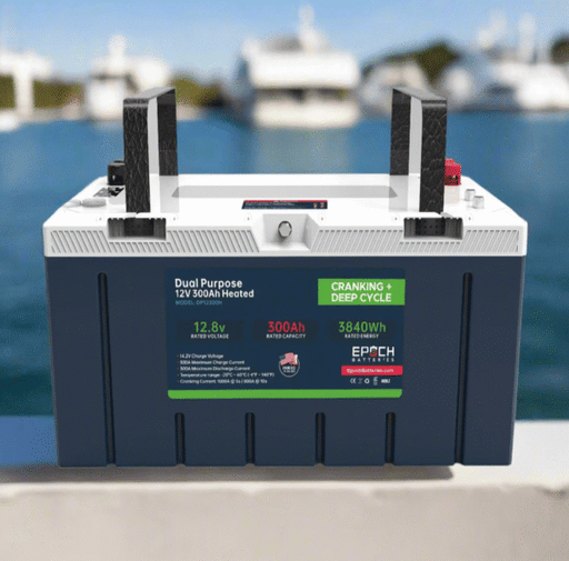 12V 300Ah – Group 8D – Cranking & Deep Cycle Lithium Battery (Dual Purpose)