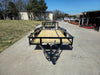 6’4″ x 16 Utility Trailer Double Axle Dovetail With Gate Powder Coated (2) 3500lb Axles