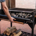 Premium Argentine/Santa Maria BBQ Grill with Wood Fire and Charcoal Grill