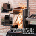Premium Argentine/Santa Maria BBQ Grill with Wood Fire and Charcoal Grill