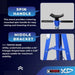 K Tool 2 Ton Under Hoist Jack Stand
