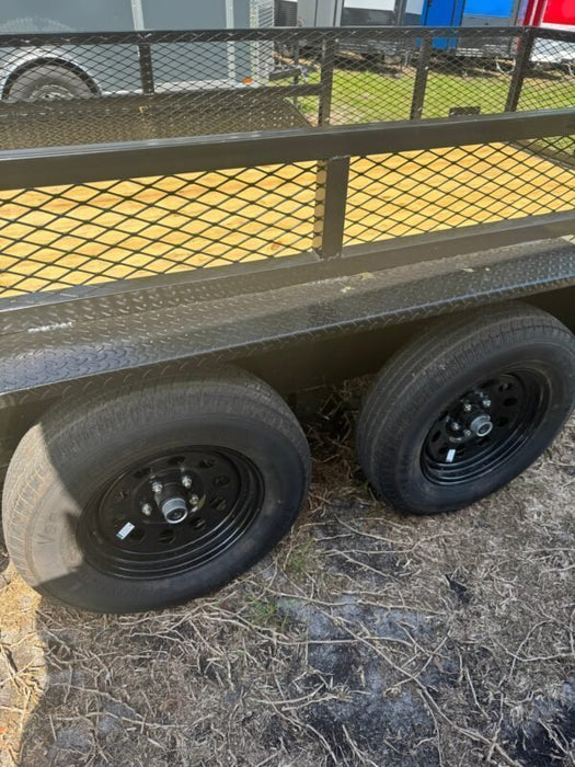 2025 6X12TA UTITILY TRAILER 2 FT WALLS 4568