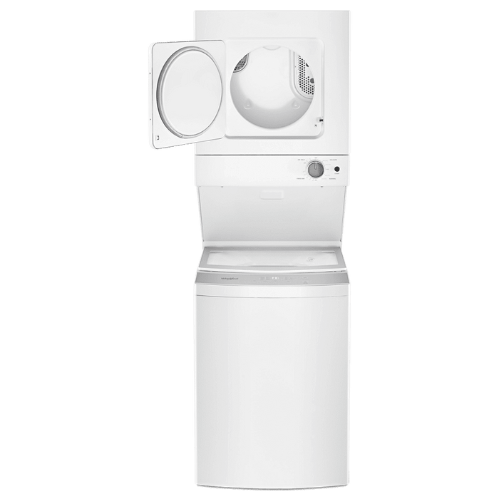 Whirlpool WET4024HW 24 inch White Electric Washer/Dryer Stacked Laundry Center