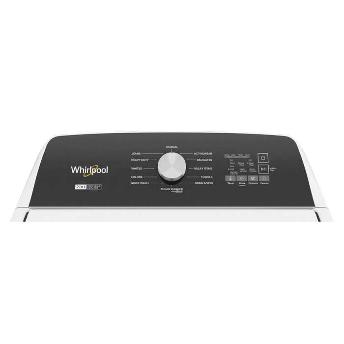 Whirlpool WTW5057LW 4.7 – 4.8 Cu. ft. Top Load Washer w/ Removable Agitator