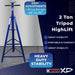 K Tool 2 Ton Under Hoist Jack Stand