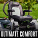 EGO Power+ Electric Riding Lawn Mower, 42″ Deck with Zero Turn Radius, Includes (4) 56V 10.0Ah Batteries and Charger – ZT4204L