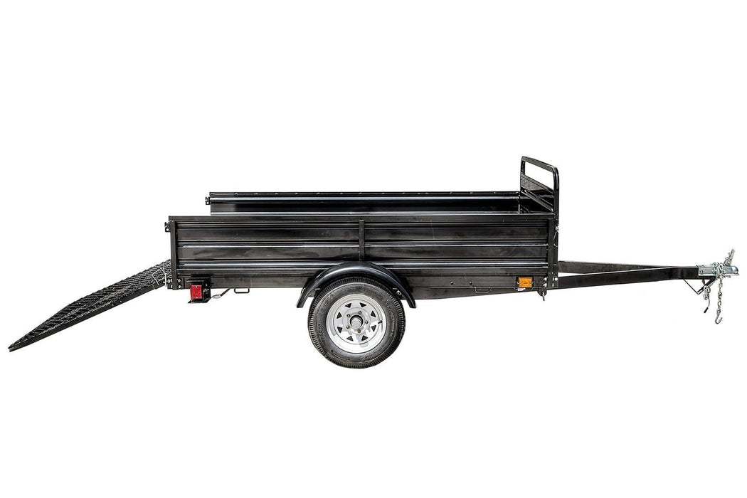 DK2 5-ft x 7-ft Steel Utility Trailer with Ramp Gate ( 1639-lb Capacity ) 2491711