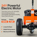 SuperHandy 2800-lb Capacity 3-Wheel Orange Steel Dolly GUO041