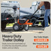 SuperHandy 2800-lb Capacity 3-Wheel Orange Steel Dolly GUO041