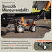 SuperHandy Orange Steel Dolly 5396040