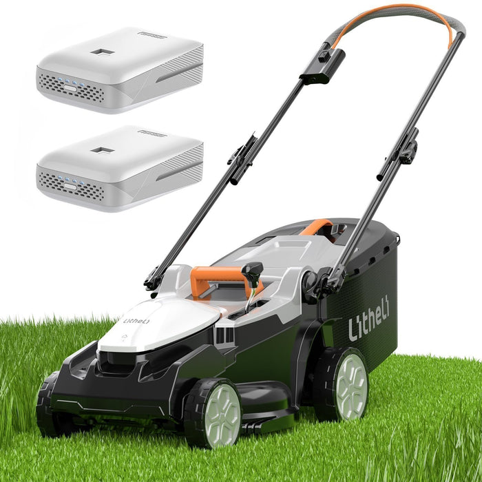 Litheli 13″ 20V Cordless Lawn Mower with 4.0Ah Battery