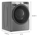 Whirlpool WFW5720RR 4.5 cu. ft. Smart Front Load Washer