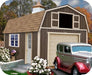 Best Barns Tahoe 12×20 Wood Storage Garage Shed Kit