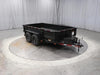 6×12 Dual Axle Dump Trailer 12K Heavy-Duty Capacity