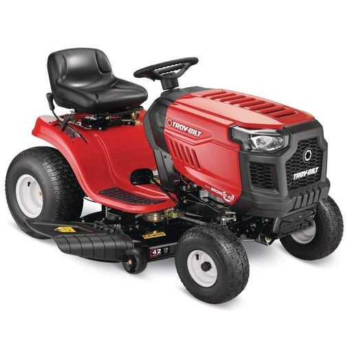 Troy-Bilt Bronco 42″ 19 HP Briggs & Stratton Gas Riding Lawn Tractor with Auto Drive & Mow-in-Reverse