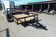 6′ 4″ x 10 Utility Trailer Dovetail Powder Coated With Gate 3,500lb Axle