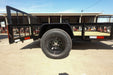 6′ 4″ x 10 Utility Trailer Dovetail Powder Coated With Gate 3,500lb Axle
