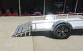 5′ x 10′ Aluminum Utility Trailer with Gate and Mag Wheels – 3500 lb Axle