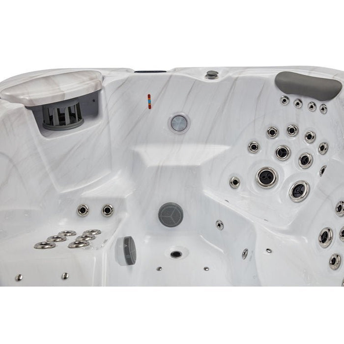 Danika 5-person 68-jet Hot Tub With Bluetooth In Gray