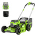 Greenworks 60V 21″ Self Propelled Lawn Mower with (1) 8.0 Ah Battery & Rapid Charger 2546402
