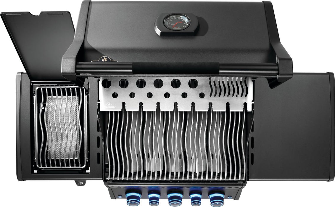 Napoleon Phantom Rogue® PRO-S 425 Grill with Infrared Side and Rear Burners, Freestanding Gas Grill with Infrared Rear & Side Burners - Matte Black