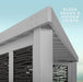 Richmond Modern Steel Cabana Pergola