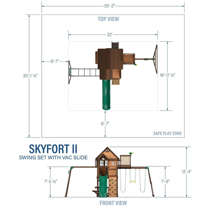 Skyfort II with Wave Slide