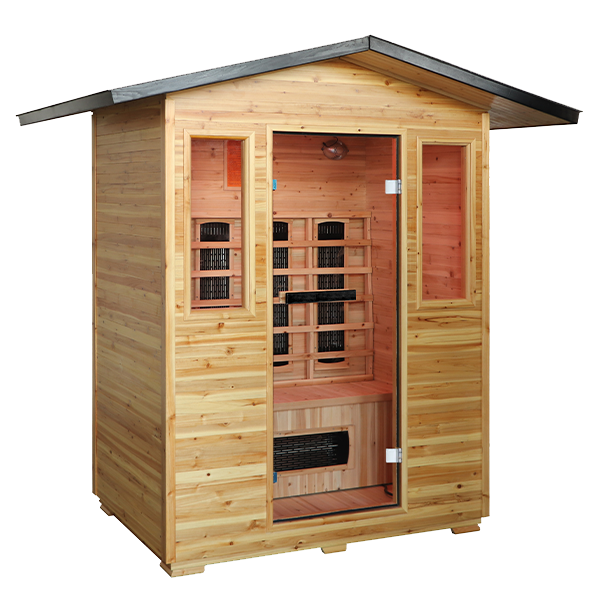 Cal Saunas Solara-Outdoor 3 Person Sauna - CozeeFlames.com