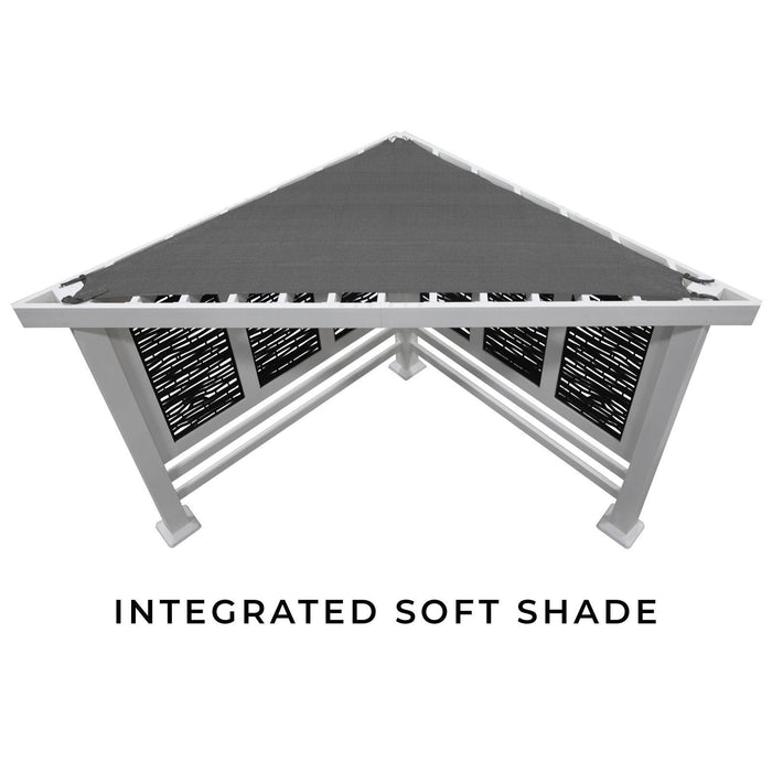 Richmond Modern Steel Cabana Pergola