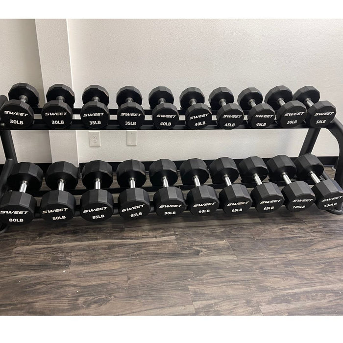 Sweet Dumbbell Set 5-100 lb (Rack sold seperately)