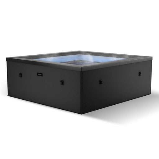 Wave Garda | 4-Person Eco Foam Hot Tub | Integrated Heater | Charcoal Black
