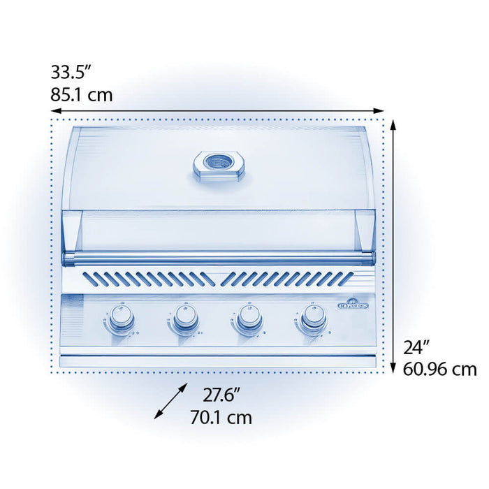 Napoleon Built-In 500 Series 32 - CozeeFlames.com