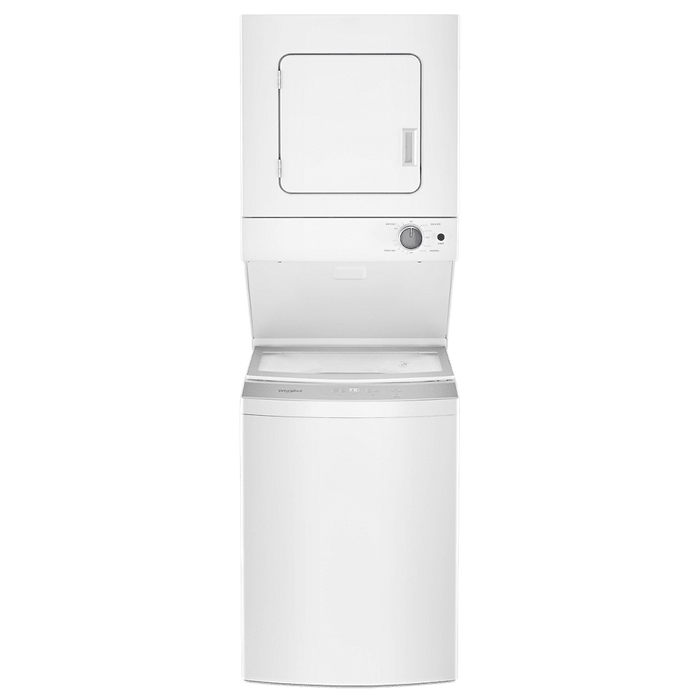 Whirlpool WET4024HW 24 inch White Electric Washer/Dryer Stacked Laundry Center
