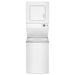 Whirlpool WET4024HW 24 inch White Electric Washer/Dryer Stacked Laundry Center