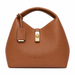 Crescent-Lock Hobo Handbag