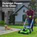 Greenworks 60V 21″ Self Propelled Lawn Mower with (1) 8.0 Ah Battery & Rapid Charger 2546402