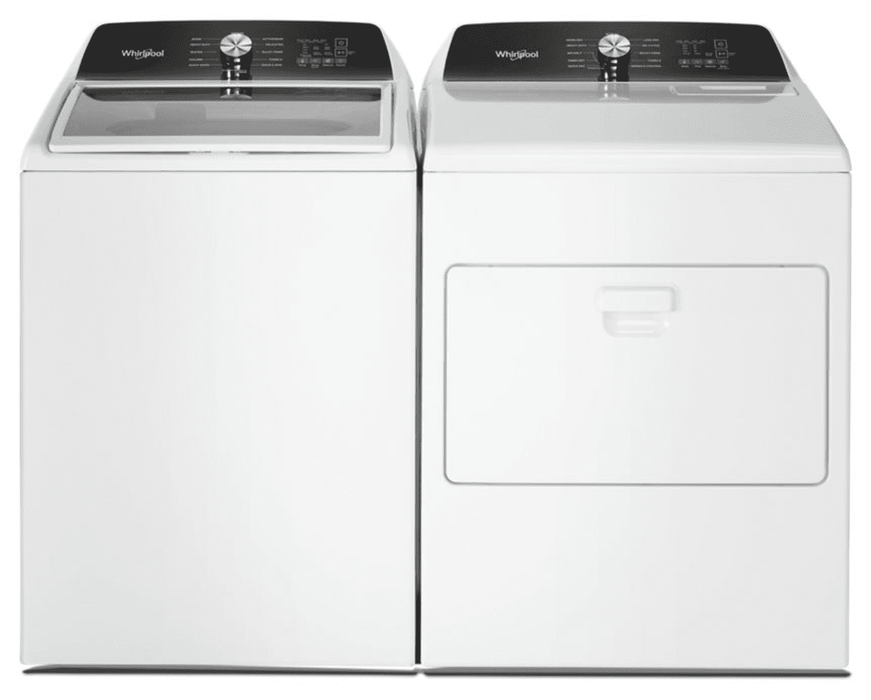 Whirlpool WTW5025SW 4.5 Cu. Ft. Top Load Washer, Built-In Faucet, Agitator