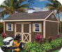 Brookfield 16×12 Wood Storage Shed Kit – ALL Pre-Cut