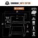 Pit Boss Pellet Smoker, Savannah 1500 Square Inch Wood Fired Pellet Grill, Onyx Series