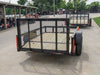 5×8 Powder Coated Dovetail Utility Trailer Single 3,500lb Axle