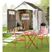 Cascade 7 ft. W x 4 ft. D Plastic Storage Shed
