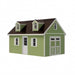 Hampton 12 ft. W x 16 ft. D Wood Storage Shed Kit with Floor (192 Sq. ft.) Installtion Included