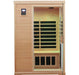KUNSANA Far infrared sauna room,One person size, Hemlock Wooden Far Infrared Sauna for Home