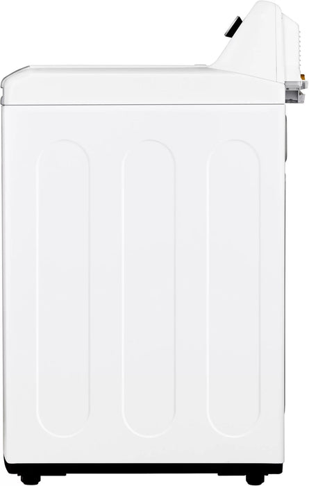 LG – 5.5 Cu. Ft. Smart Top Load Washer with TurboWash3D – White
