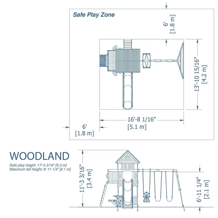 Woodland Swing Set