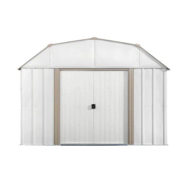 Arrow 10 ft x 14 ft Lexington Galvanized Steel Storage Shed