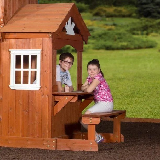 Backyard discovery shenandoah wooden swing set