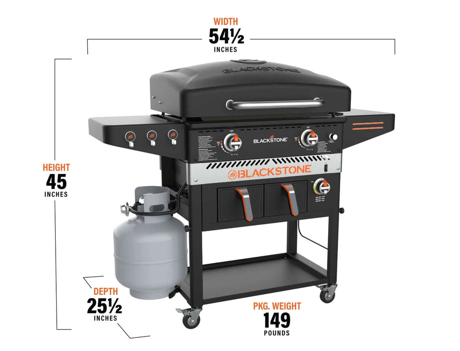 Blackstone- Patio Collection 28in Airfryer Griddle Station- 1962 - CozeeFlames.com
